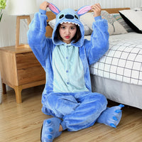 Stitch & Cartoon Animal Onesie Pajamas – Unisex 🌟