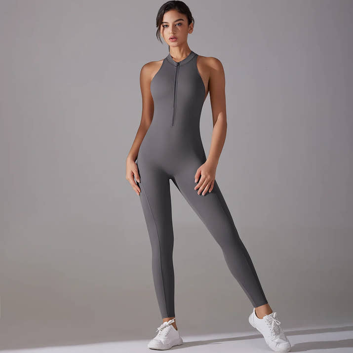 Tummy Control & Butt-Lifting Sports Bodysuit – Yoga & Gym 🌟