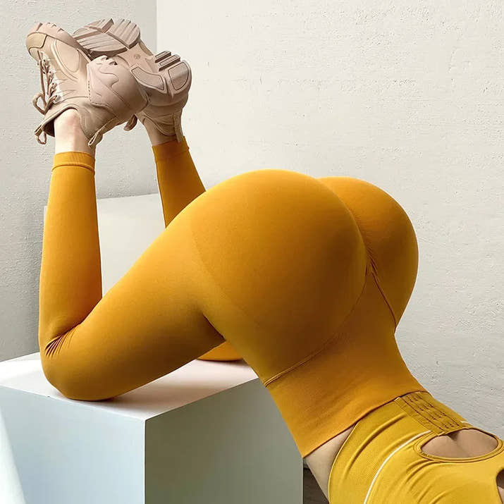 MODX High Waist Seamless Leggings 🖤 Booty-Lifting Yoga Pants