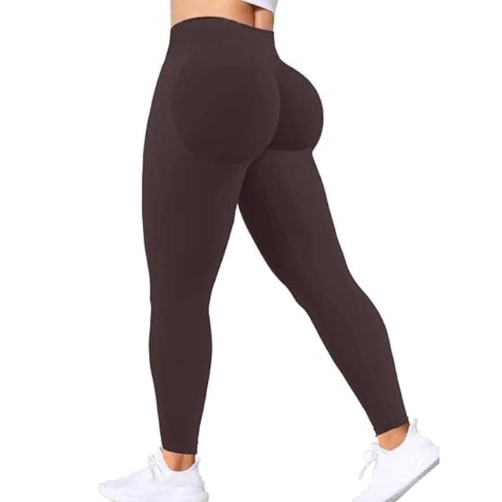 High-Waist Hip-Lifting Gym Pants – Solid Color Fitness & Yoga Leggings 💪