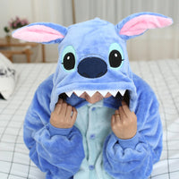 Stitch & Cartoon Animal Onesie Pajamas – Unisex 🌟