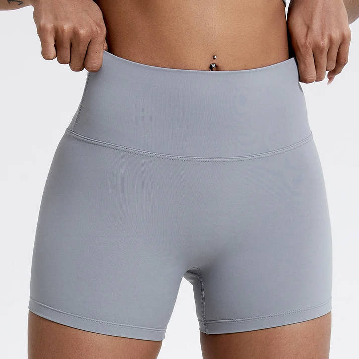 Hearuisavy Running Sports Shorts 🩳 High-Waist Compression Yoga Shorts