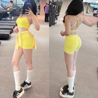 Seamless Hip Hugging Fitness Shorts 🍑 High-Waist Peach Lift