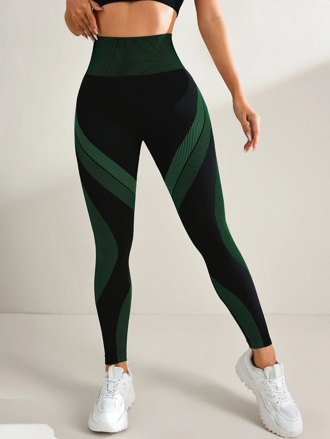 Seamless High-Waist Yoga Leggings – Tummy Control & Butt-Lifting♀️