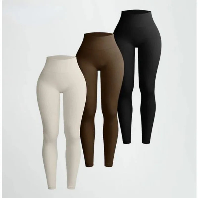 High-Waist Seamless Leggings – Hip-Lifting Slim Fit 🌟