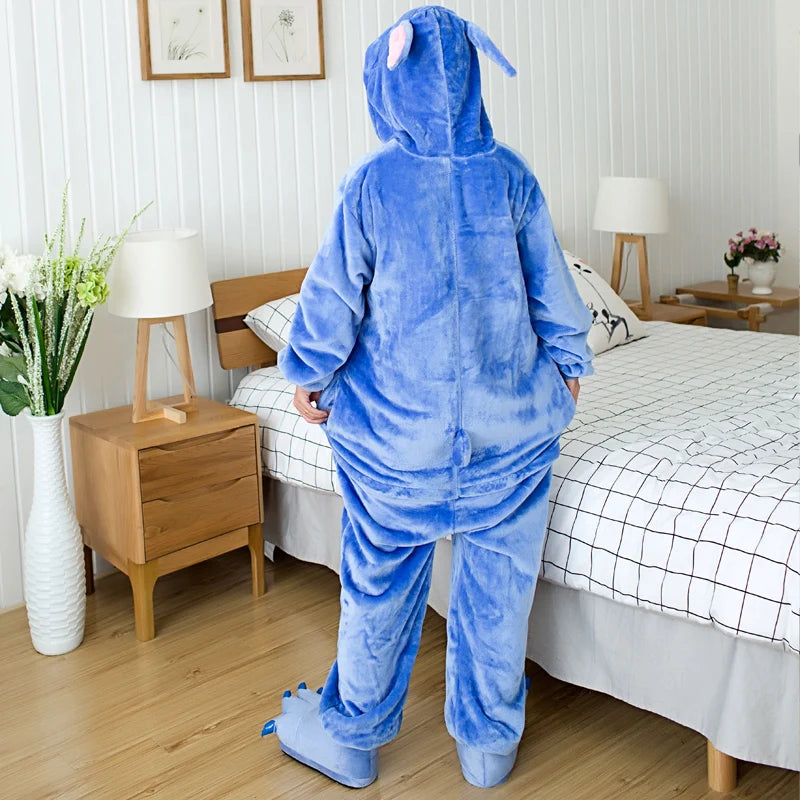 Stitch & Cartoon Animal Onesie Pajamas – Unisex 🌟