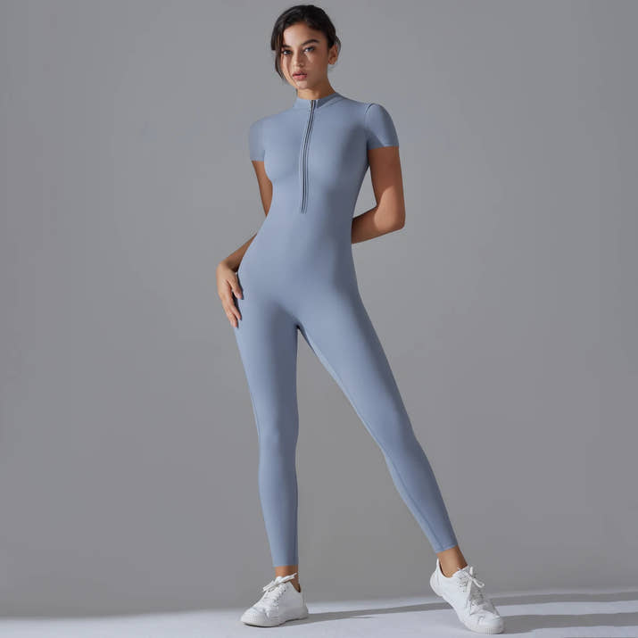 Breathable Quick-Dry Sports Bodysuit – Yoga & Gym 🌟