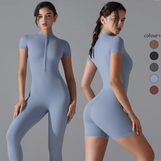 Breathable Quick-Dry Sports Bodysuit – Yoga & Gym 🌟