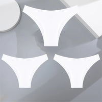 3-Pack Seamless Silk-Like Bikini Panties – Ultra-Thin & Low-Waist🌸