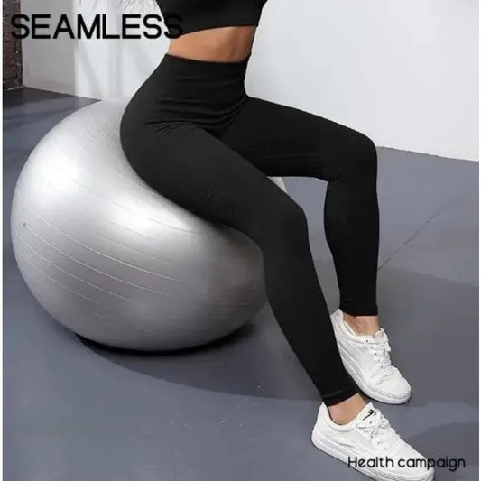 High-Waist Seamless Leggings – Hip-Lifting Slim Fit 🌟
