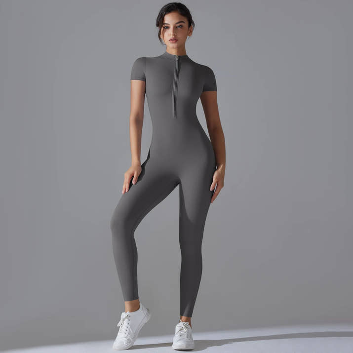 Breathable Quick-Dry Sports Bodysuit – Yoga & Gym 🌟