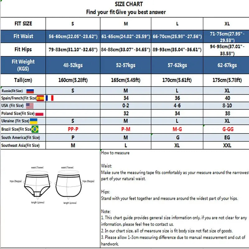 TakeTalk 7PCS Waffle Cotton Brazilian Panties Set 🌸 Sexy Low-Waist Bikini Underwear