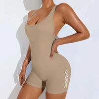 New Cross-Border One-Piece Yoga Suit 🧘 Backless Fitness Bodysuit | Shape, Move & Glow