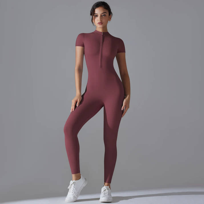 Breathable Quick-Dry Sports Bodysuit – Yoga & Gym 🌟