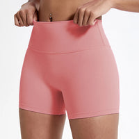 Hearuisavy Running Sports Shorts 🩳 High-Waist Compression Yoga Shorts