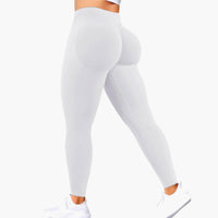 High-Waist Hip-Lifting Gym Pants – Solid Color Fitness & Yoga Leggings 💪