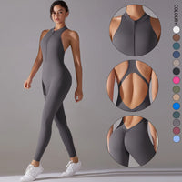 Tummy Control & Butt-Lifting Sports Bodysuit – Yoga & Gym 🌟