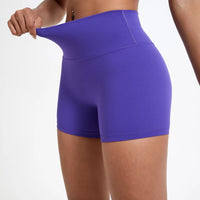 Hearuisavy Running Sports Shorts 🩳 High-Waist Compression Yoga Shorts
