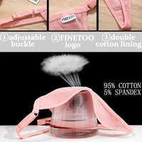 3-Pack Adjustable Cotton Thongs – Low-Waist & Seamless🌸